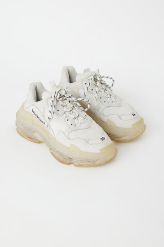 Balenciaga White Triple S Sneaker