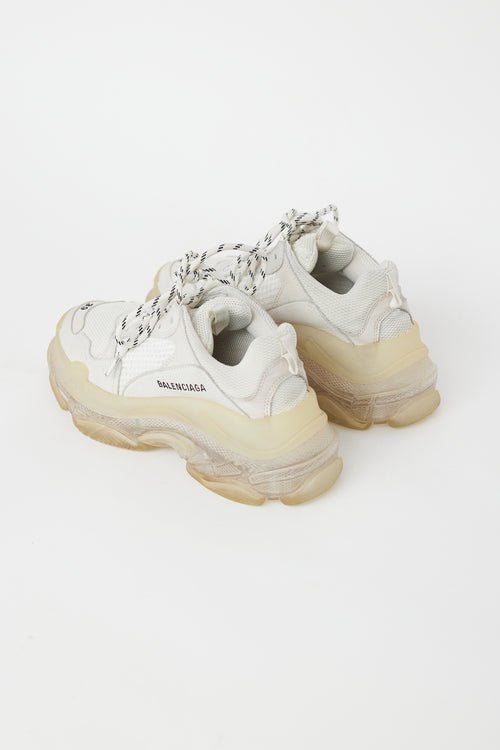 Balenciaga White Triple S Sneaker