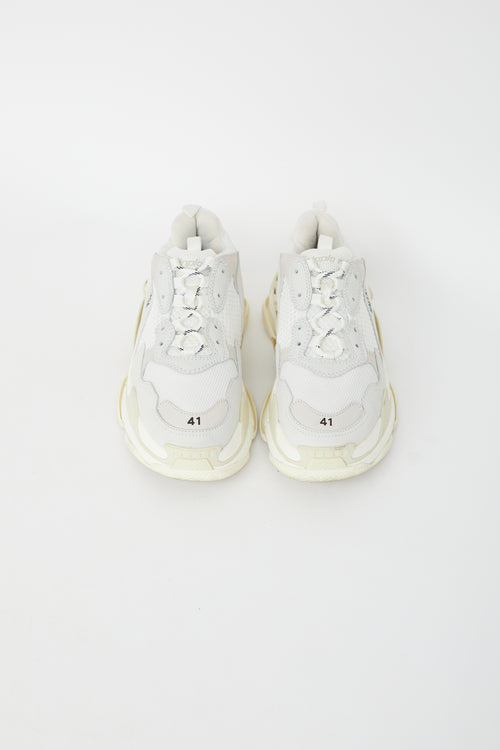 Balenciaga White Triple S Sneaker