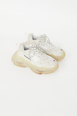 Balenciaga White Triple S Sneaker