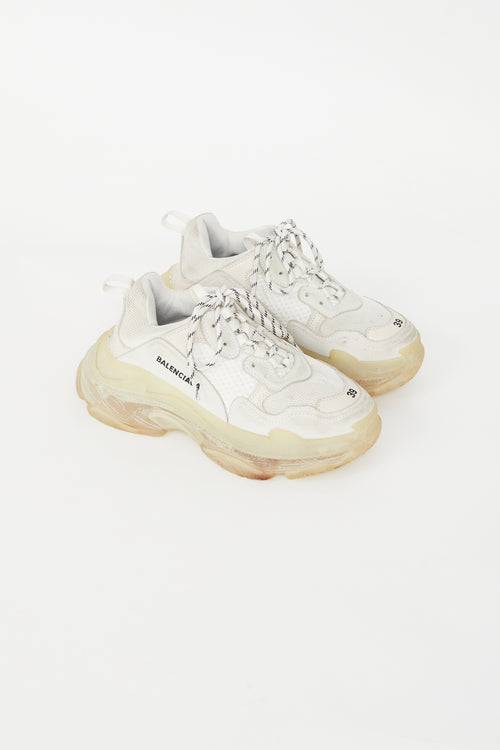 Balenciaga White Triple S Sneaker