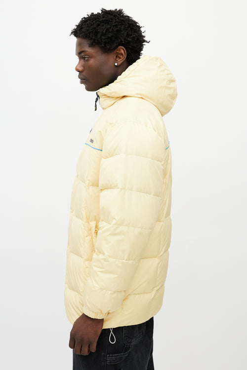 Balenciaga Yellow 
Navy Reversible Down Jacket