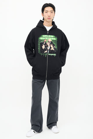 Balenciaga Black 
Green Speedhunters Hoodie