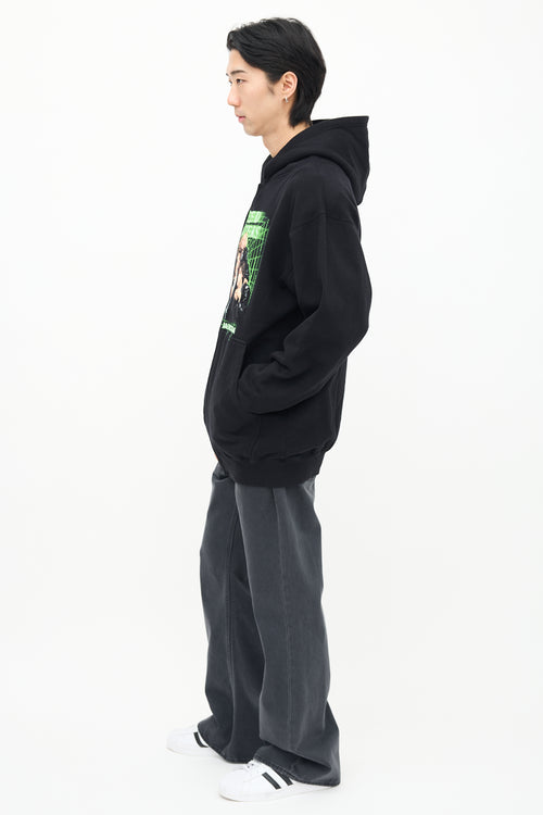 Balenciaga Black 
Green Speedhunters Hoodie