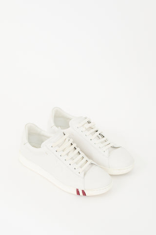 Bally White Leather Asher Sneaker