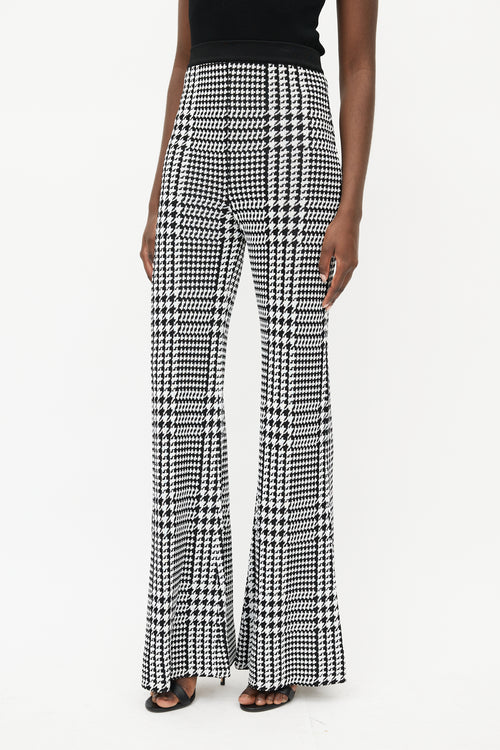 Balmain Black 
White Houndstooth Knit Co-Ord Set