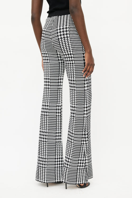 Balmain Black 
White Houndstooth Knit Co-Ord Set