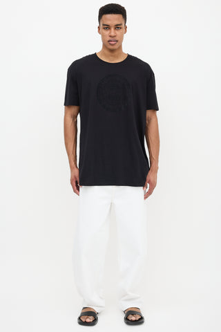 Balmain Frosted Velvet Logo T-Shirt