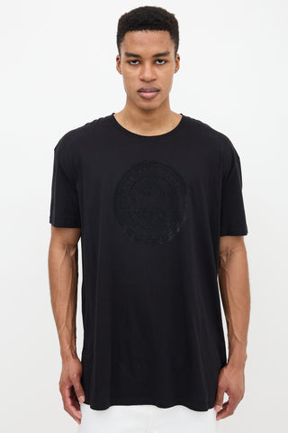 Balmain Frosted Velvet Logo T-Shirt