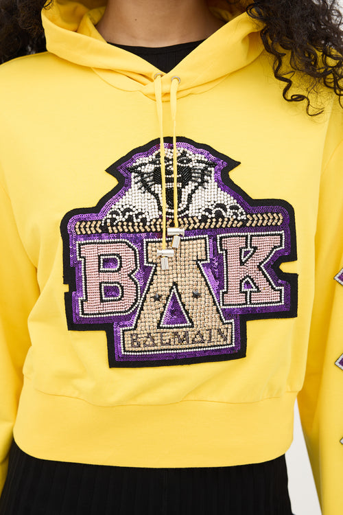 Balmain x Beyonce Yellow Coachella Hoodie