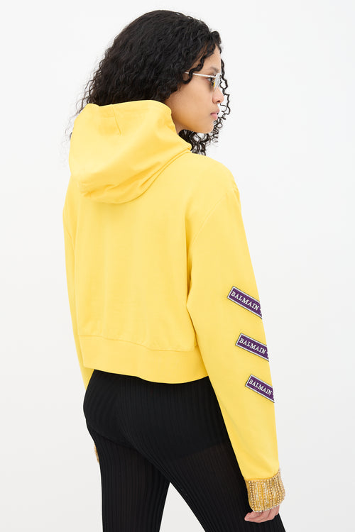 Balmain x Beyonce Yellow Coachella Hoodie