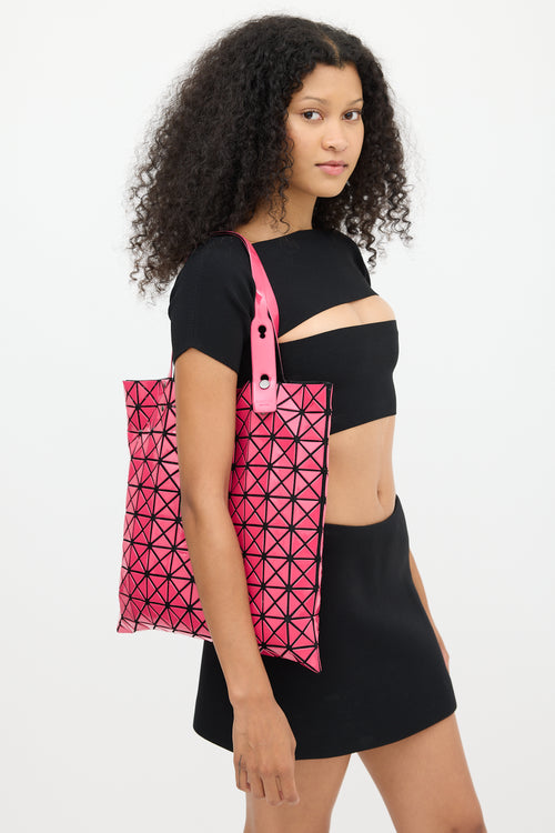 Bao Bao Issey Miyake Pink Lucent Prism Tote Bag