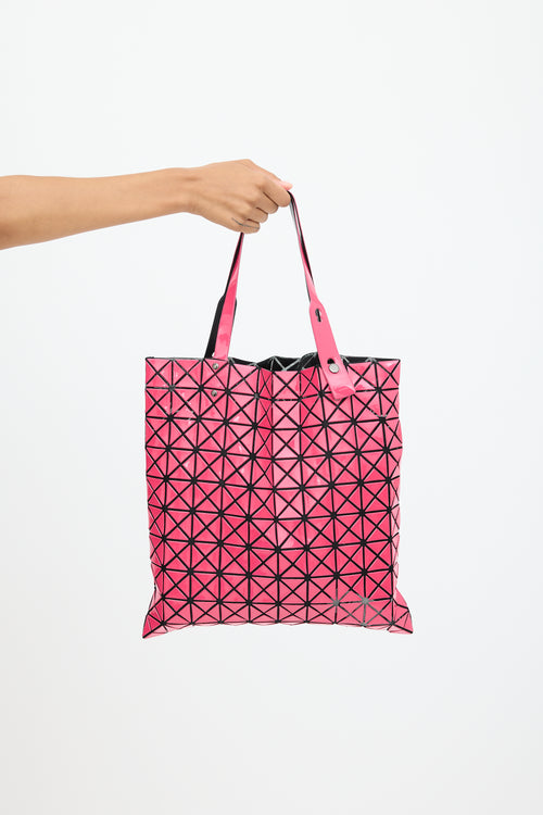 Bao Bao Issey Miyake Pink Lucent Prism Tote Bag