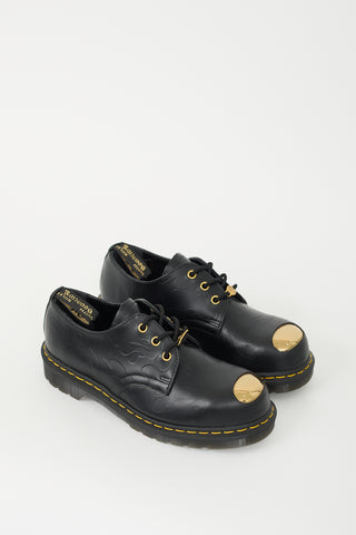 Bape X Dr. Martens Black Leather 1461 Loafer