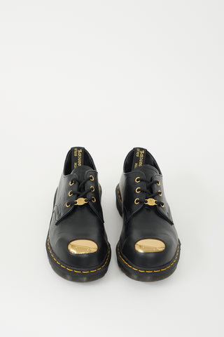 Bape X Dr. Martens Black Leather 1461 Loafer