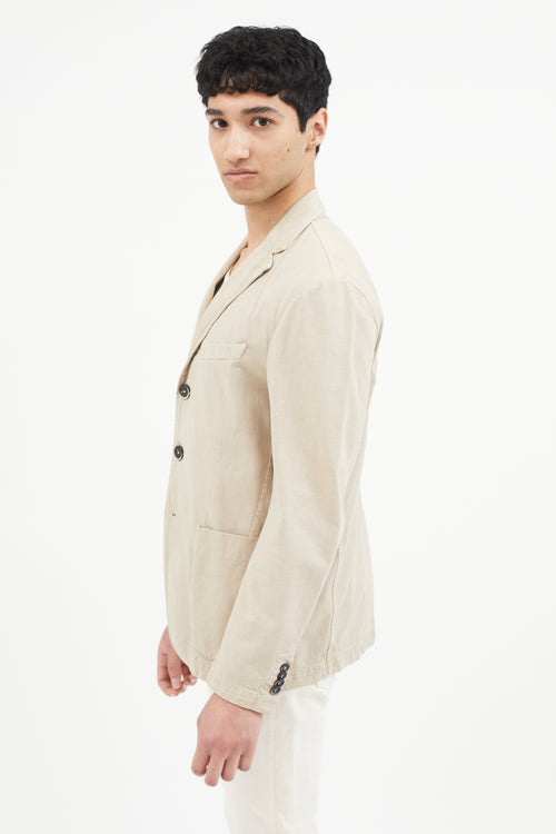 Barena Beige Cotton Blazer