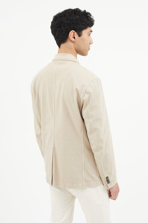 Barena Beige Cotton Blazer