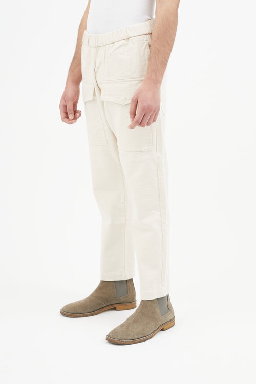 Barena Beige Cotton Cargo Pant