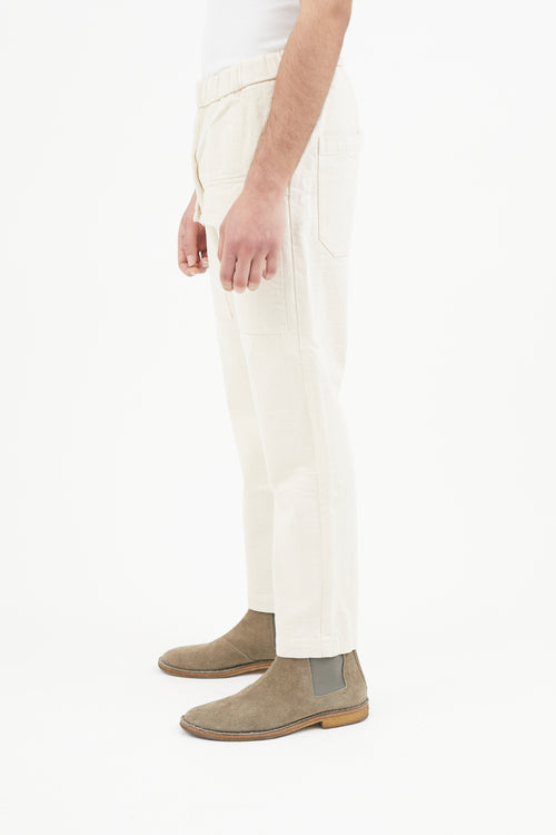 Barena Beige Cotton Cargo Pant