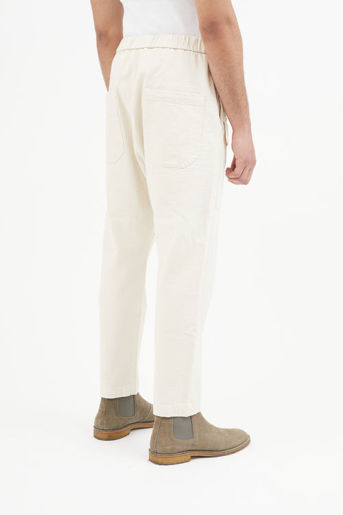 Barena Beige Cotton Cargo Pant