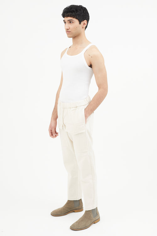 Barena Beige Cotton Cargo Pant