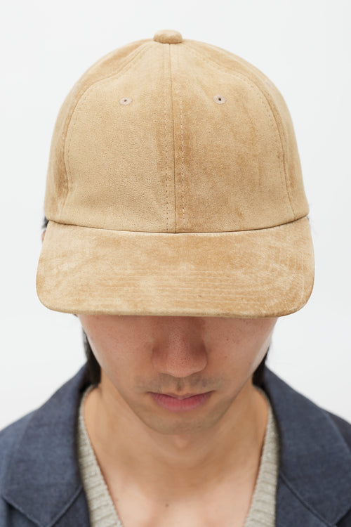 Beams Beige Suede Hat