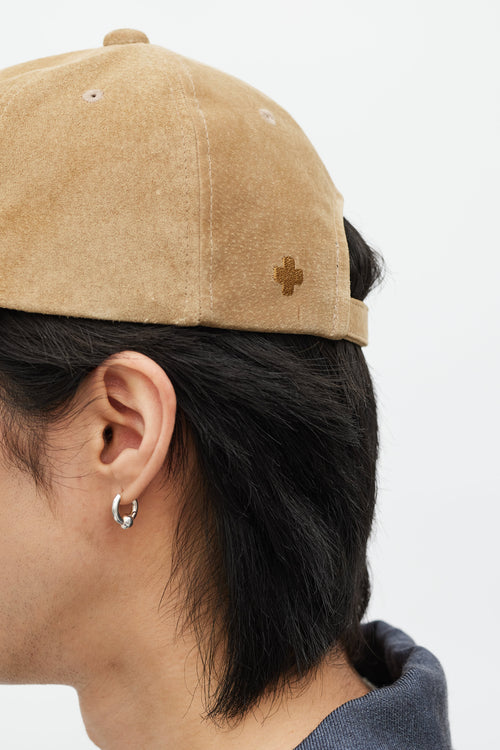 Beams Beige Suede Hat