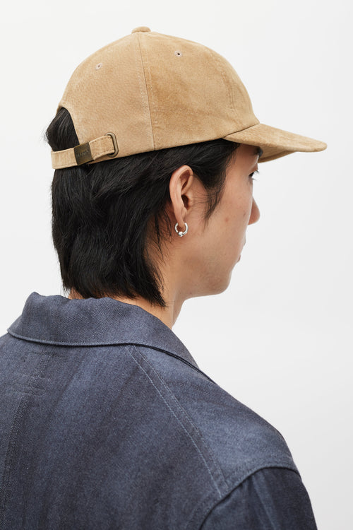 Beams Beige Suede Hat