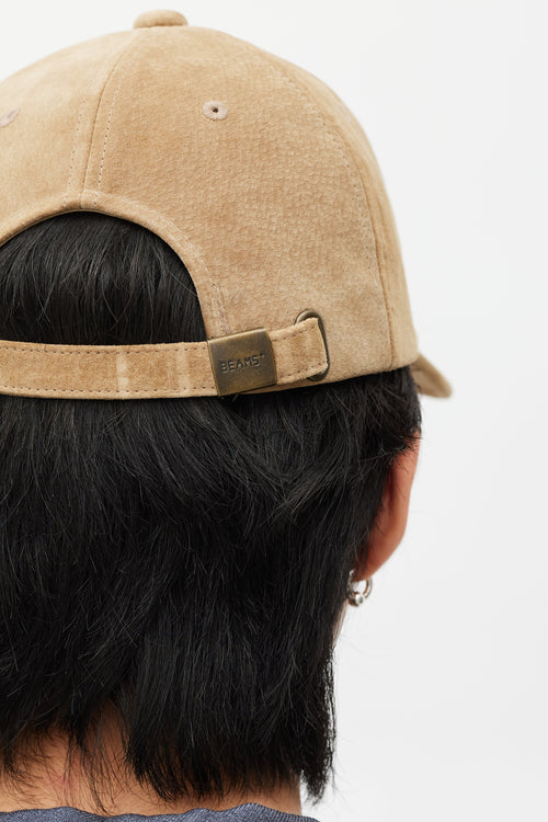 Beams Beige Suede Hat