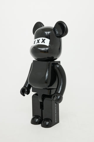 Be@rbrick X God Selection XXX Black 1000% Figurine