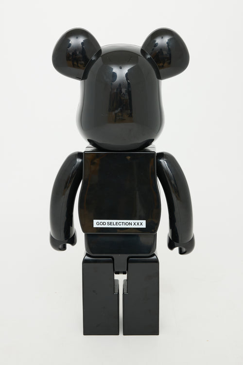 Be@rbrick X God Selection XXX Black 1000% Figurine