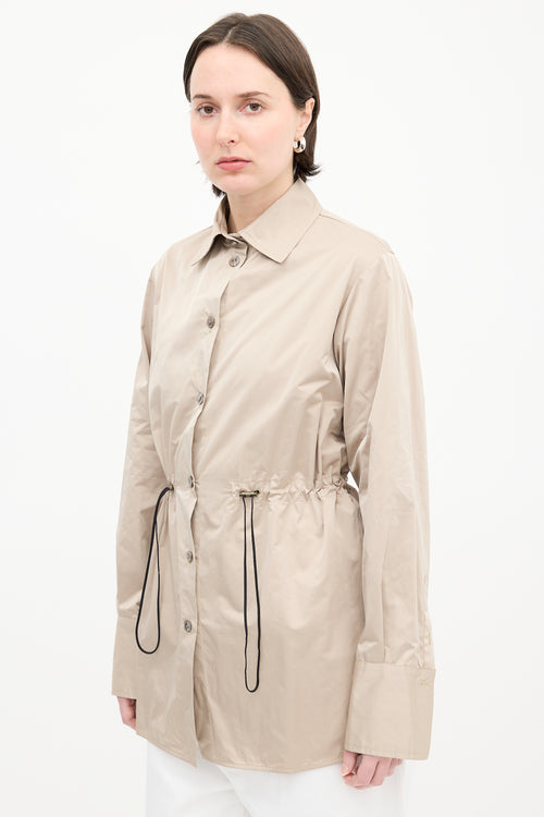 Beaufille Beige Drawcord Jacket