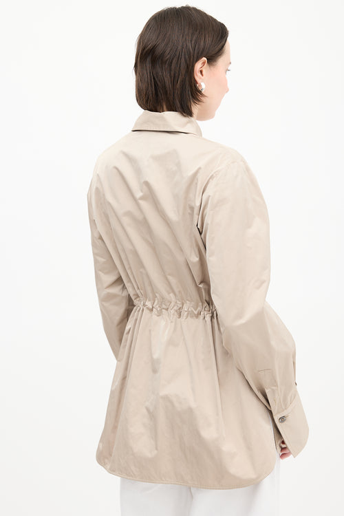 Beaufille Beige Drawcord Jacket