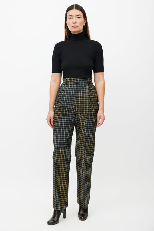 Beaufille Black 
Multicolour Valli Plaid Trouser