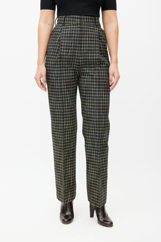 Beaufille Black 
Multicolour Valli Plaid Trouser