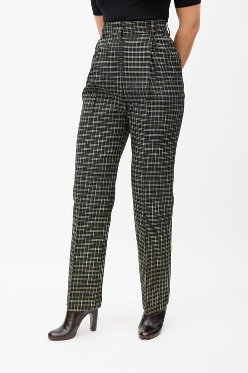 Beaufille Black 
Multicolour Valli Plaid Trouser