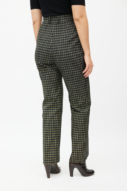 Beaufille Black 
Multicolour Valli Plaid Trouser