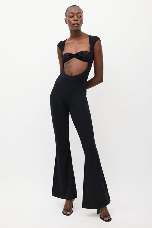 Beaufille Black Baes Cut Out Jumpsuit