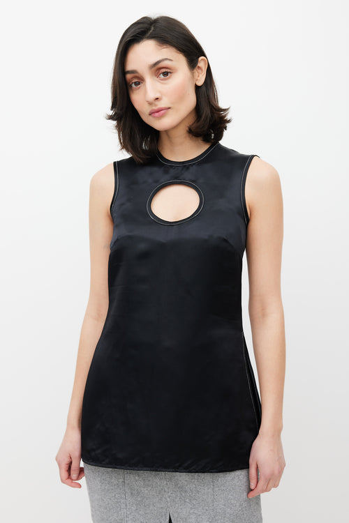 Beaufille Black Cut Out Durin Blouse