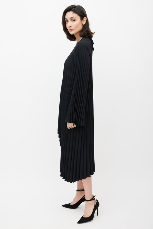 Beaufille Black Filla Pleated Dress