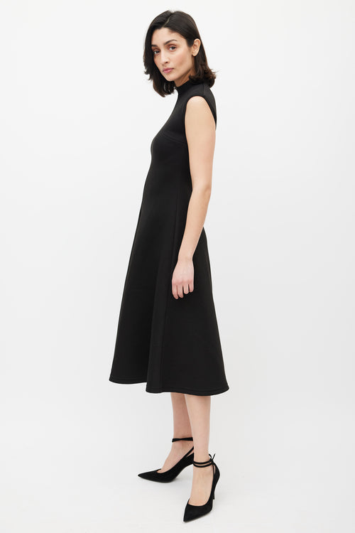 Beaufille Black Neoprene Getty Sleeveless Dress