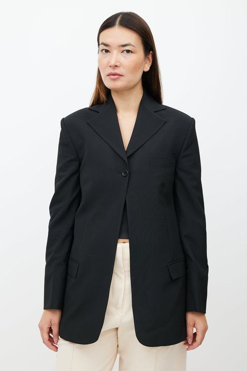 Beaufille Black Rowe Three Pocket Blazer