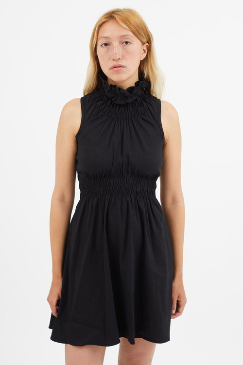 Beaufille Black Ossa Turtleneck Dress