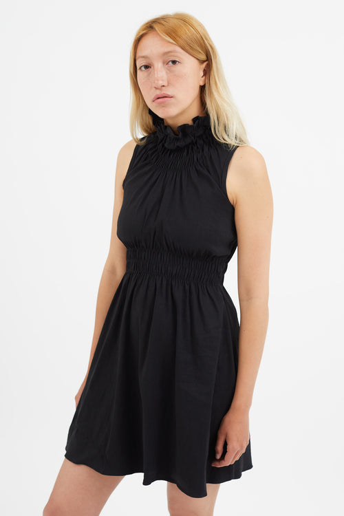 Beaufille Black Ossa Turtleneck Dress