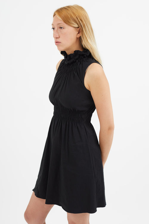 Beaufille Black Ossa Turtleneck Dress