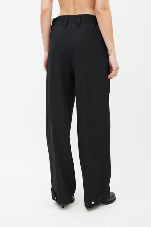 Beaufille Black Ulla Wide Leg Trouser