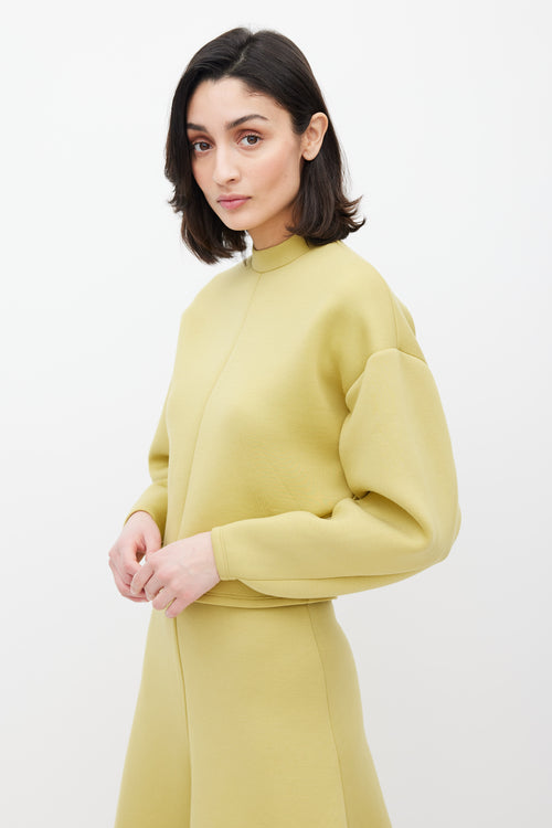 Beaufille Chartreuse Yellow Neoprene Wren Top