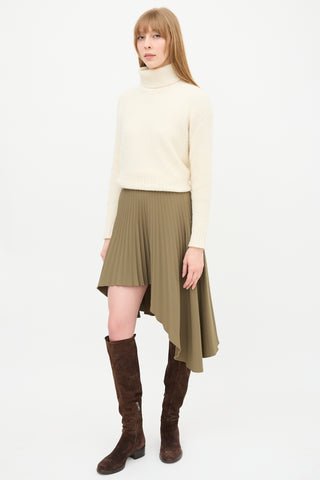 Beaufille Crassula Asymmetric Pleated Skirt