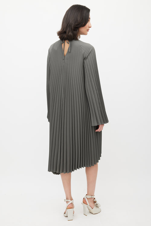 Beaufille Grey Filla Pleated Dress