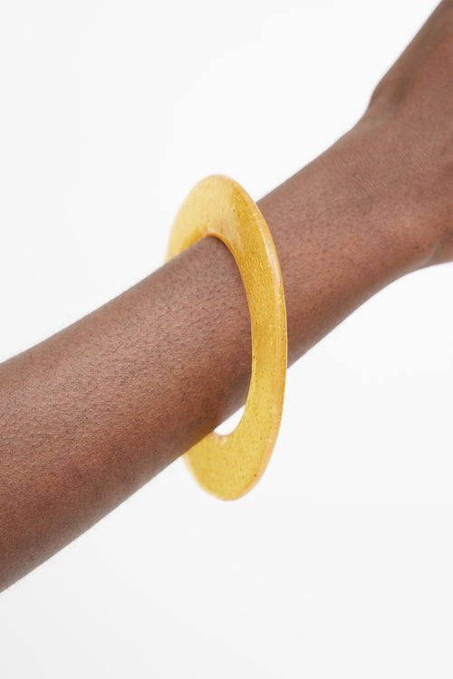 Beaufille Yellow Speckled Bangle